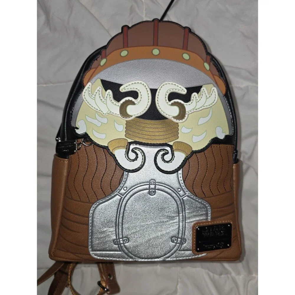 NWOT loungefly Disney star wars lando calrissian mini backpack purse bookbag!